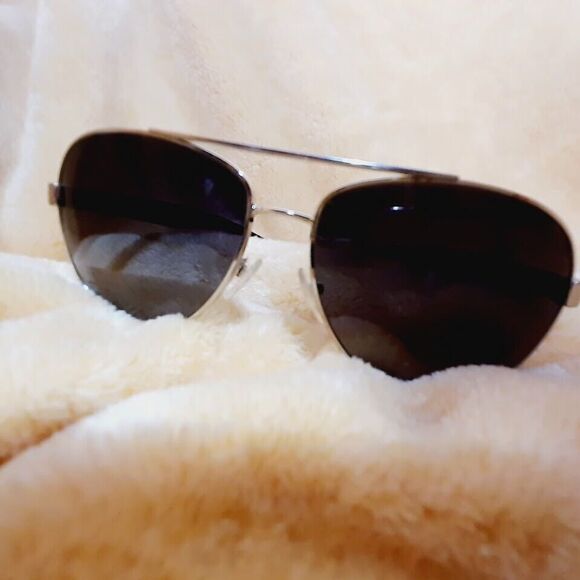 Prada Linea Rossa PS 53PS Benbow Black Rubber Aviator Sunglasses 62mm 14mm 135mm - Picture 1 of 13